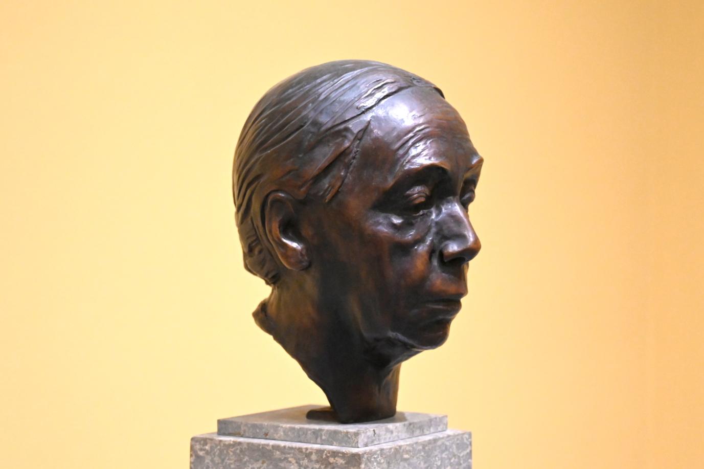 Käthe Kollwitz (1901–1939), Selbstporträt, München, Pinakothek der Moderne, Saal 12 2022, 1926, Bild 2/4