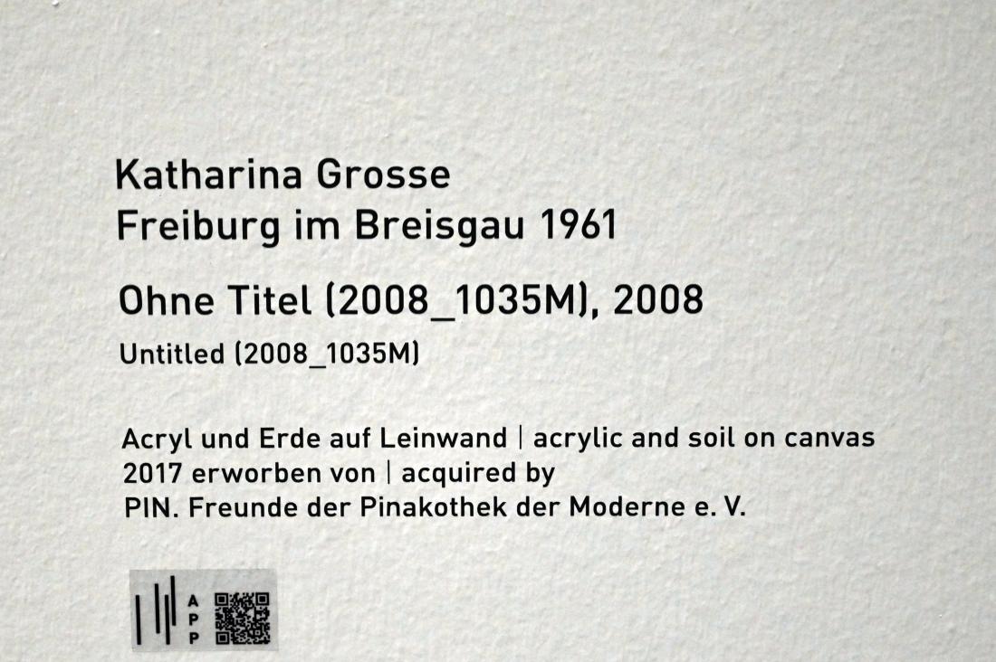 Katharina Grosse (2008–2015), Ohne Titel (2008_1035M), München, Pinakothek der Moderne, Saal 8 2022, 2008, Bild 2/2