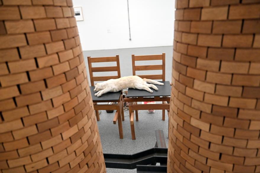 Mark Manders (2000), Stille Fabrik (Silent Factory), München, Pinakothek der Moderne, Saal 9 2022, 2000, Bild 4/7