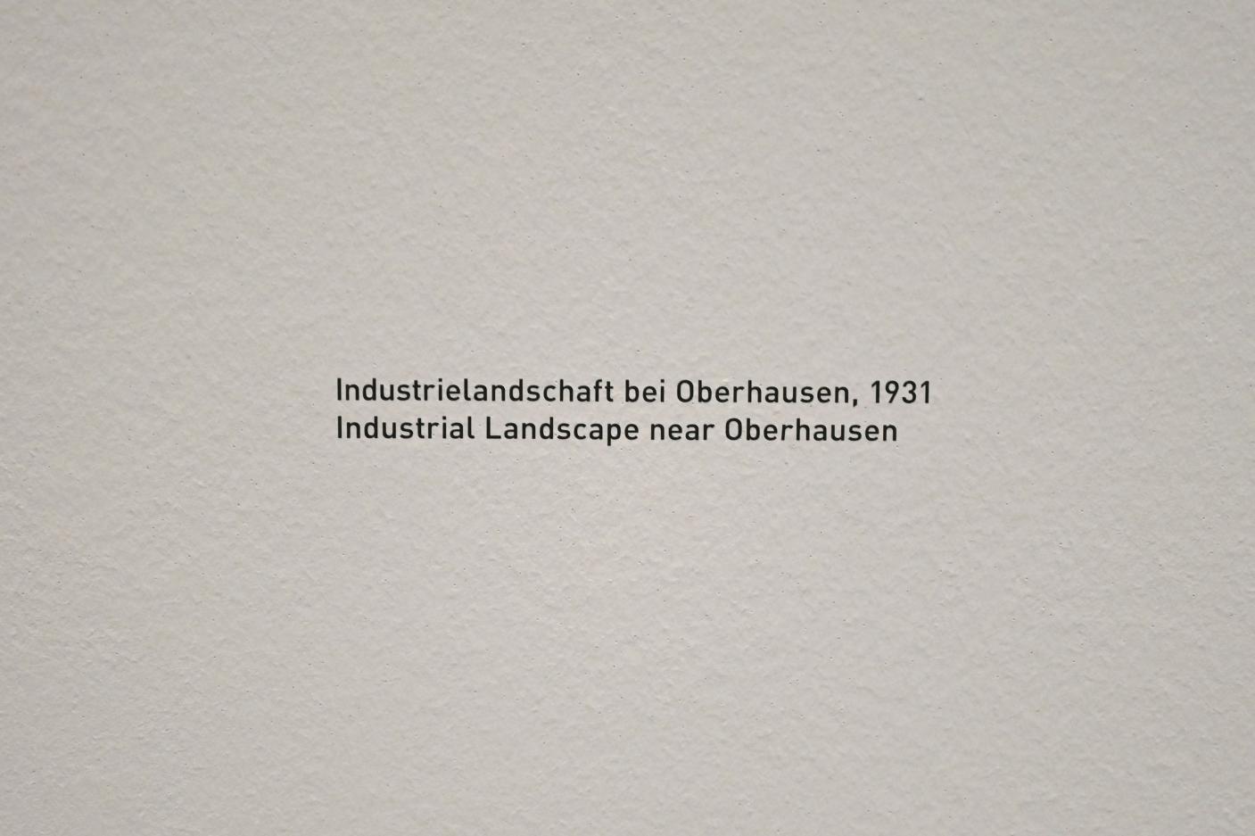 Albert Renger-Patzsch (1925–1959), Industrielandschaft bei Oberhausen, München, Pinakothek der Moderne, Saal 9 2022, 1931, Bild 2/4