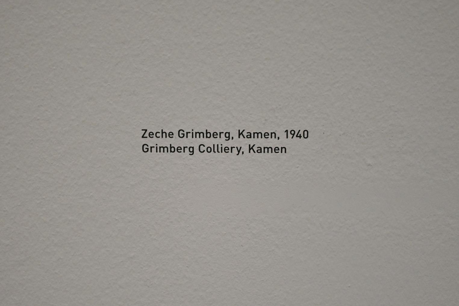 Albert Renger-Patzsch (1925–1959), Zeche Grimberg, Kamen, München, Pinakothek der Moderne, Saal 9 2022, 1940, Bild 2/4