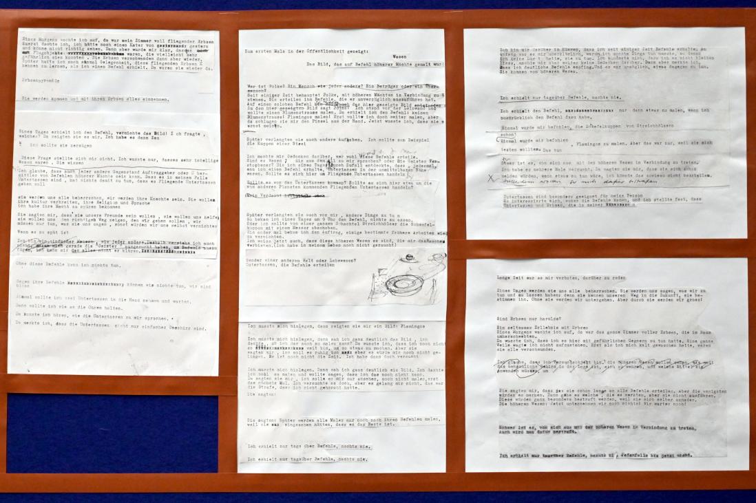 Sigmar Polke (1964–1994), Vitrinenstück, München, Pinakothek der Moderne, Saal 16 2022, 1966, Bild 6/8