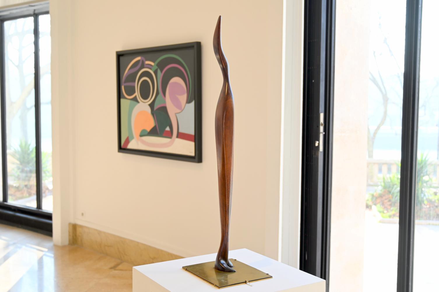 István Beöthy (Etienne Beothy) (1934), Gravitation, Werk 64, Paris, Musée d’art moderne de la Ville de Paris, Saal 1, 1934, Bild 1/3