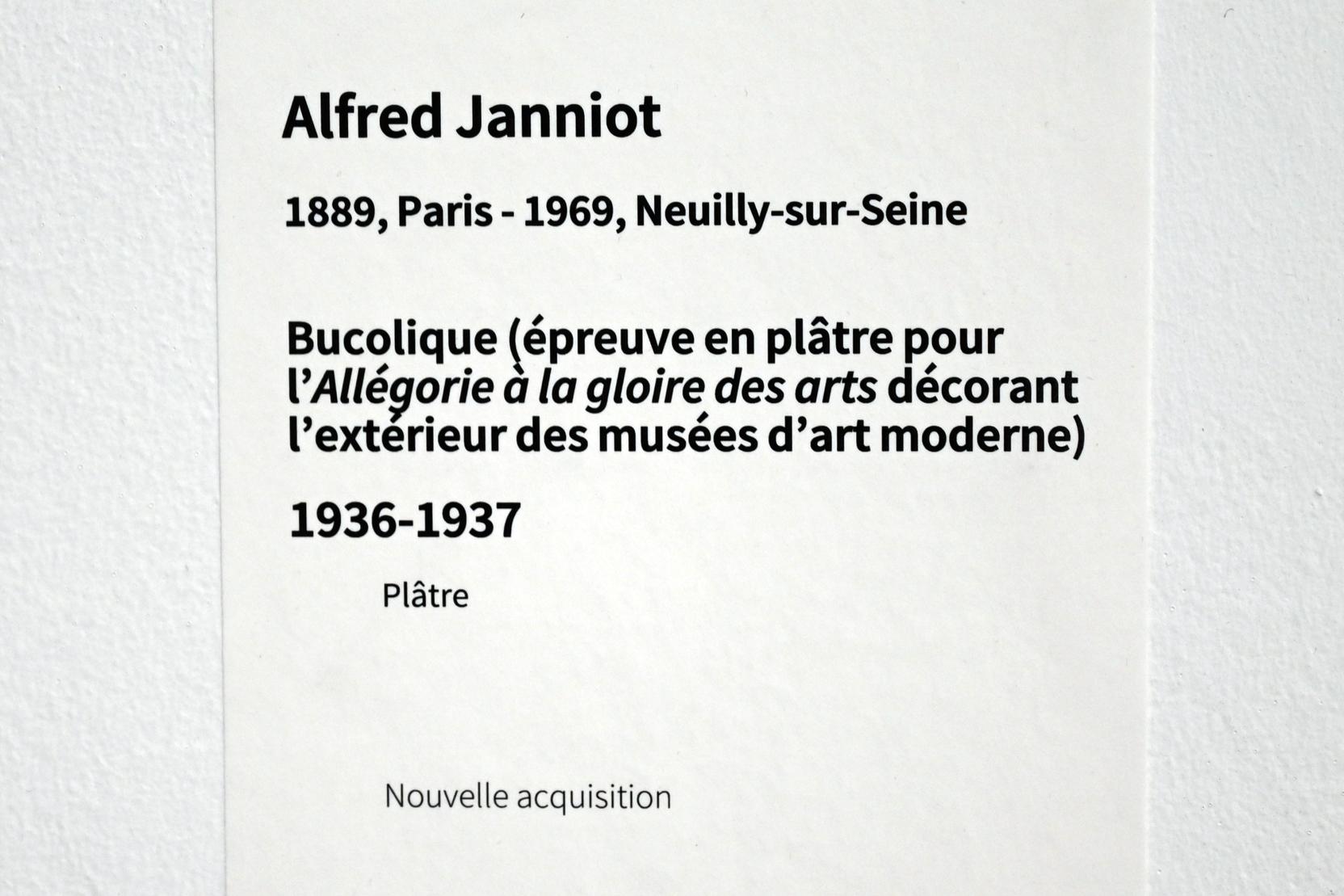 Alfred Janniot (1927–1936), Bukoliker, Paris, Musée d’art moderne de la Ville de Paris, Saal 3, 1936–1937, Bild 2/2
