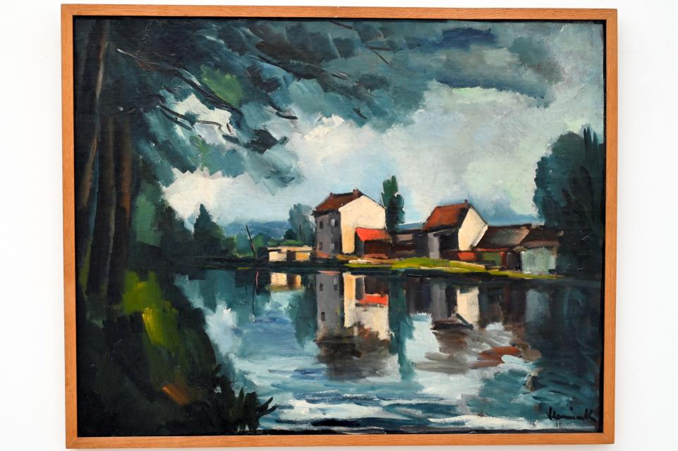 Maurice de Vlaminck (1905–1930), Seineufer, Paris, Musée d’art moderne de la Ville de Paris, Saal 6, um 1911