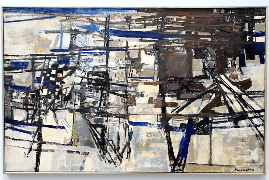 Maria Helena Vieira da Silva (1935–1966), Umstrittene Vorschläge, Paris, Musée d’art moderne de la Ville de Paris, Saal 7, 1966, Bild 2/2