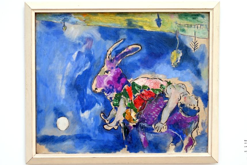 Marc Chagall (1910–1972), Der Traum, Paris, Musée d’art moderne de la Ville de Paris, Saal 8, 1927, Bild 1/2