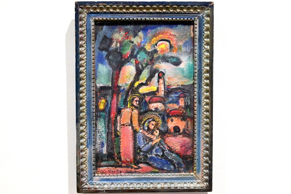 Georges Rouault (1907–1945), Flucht nach Ägypten, Paris, Musée d’art moderne de la Ville de Paris, Saal 11, 1938