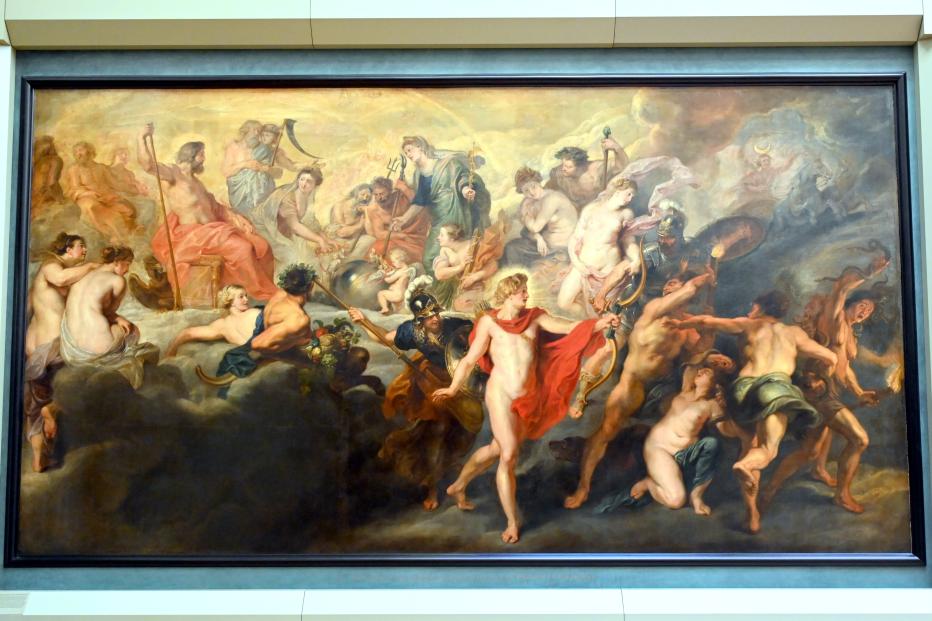 Peter Paul Rubens (1598–1640), Das Konzert (oder Konzil) der Götter für die gegenseitigen Ehen von Frankreich und Spanien, Paris, Musée du Louvre, Saal 801, 1. Viertel 17. Jhd.