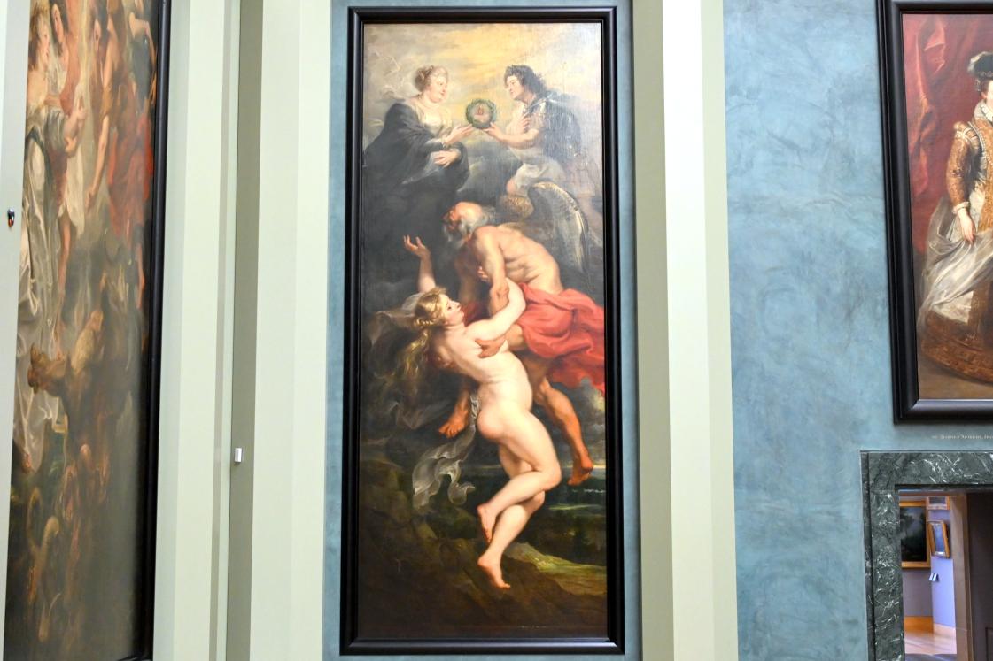 Peter Paul Rubens (1598–1640), Der Triumph der Wahrheit (Die vollkommene und aufrichtige Vereinigung der Königinmutter und ihres Sohnes), Paris, Musée du Louvre, Saal 801, 1. Viertel 17. Jhd.