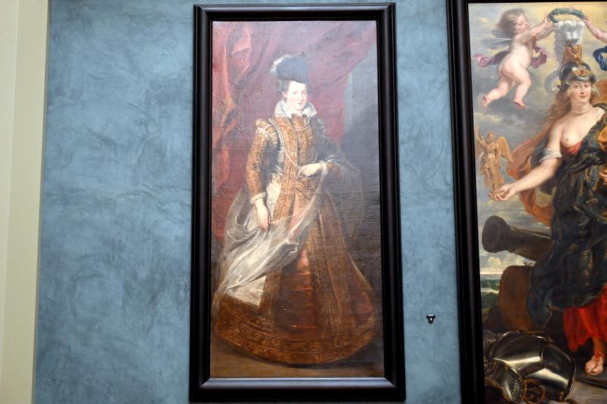 Peter Paul Rubens (1598–1640), Johanna von Österreich, Großherzogin der Toskana, Mutter von  Maria de' Medici, Paris, Musée du Louvre, Saal 801, 17. Jhd.
