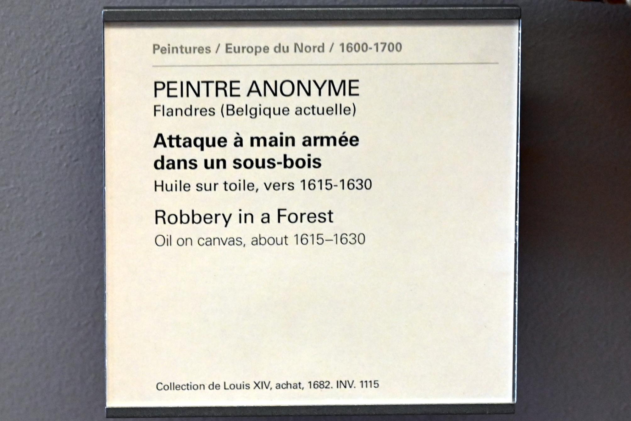 Bewaffneter Raubüberfall im Unterholz, Paris, Musée du Louvre, Saal 802, um 1615–1630, Bild 2/2