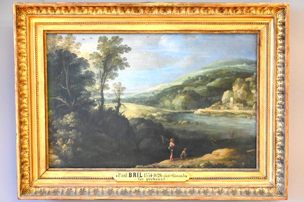 Paul Bril (1592–1624), Landschaft mit Fischern, Paris, Musée du Louvre, Saal 802, 1624