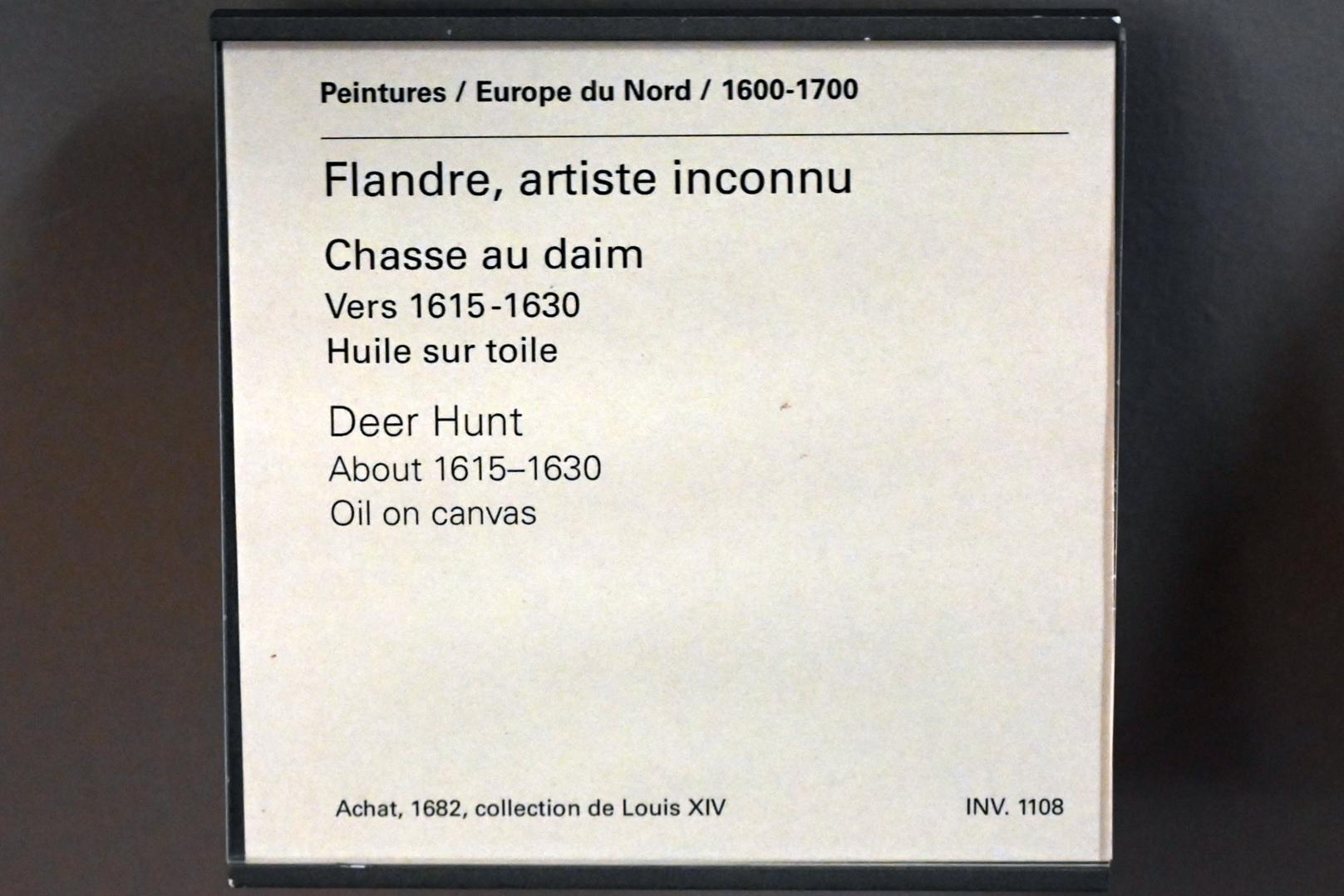 Jagdszene, Paris, Musée du Louvre, Saal 802, um 1615–1630, Bild 2/2