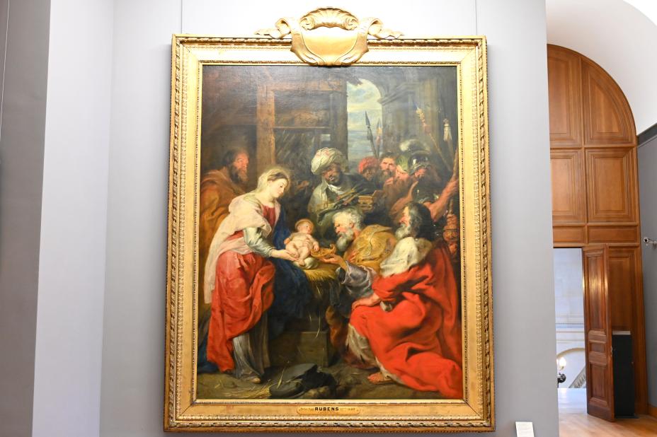 Peter Paul Rubens (1598–1640), Anbetung der Könige, Paris, Musée du Louvre, Saal 802, 1626–1627