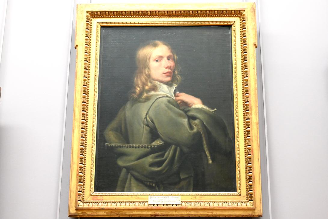 Jakob van Oost der Ältere (1645–1673), Porträt eines jungen Mannes, Paris, Musée du Louvre, Saal 802, um 1640–1650