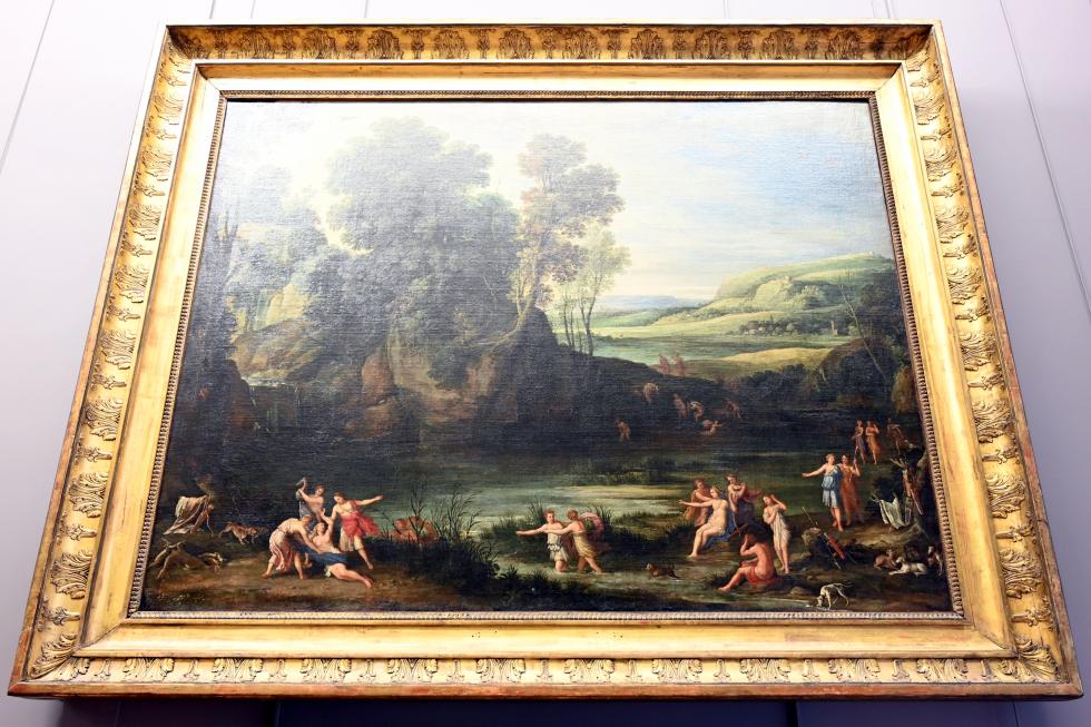 Paul Bril (1592–1624), Diana entdeckt die Schwangerschaft der Kallisto, Paris, Musée du Louvre, Saal 802, um 1615–1620