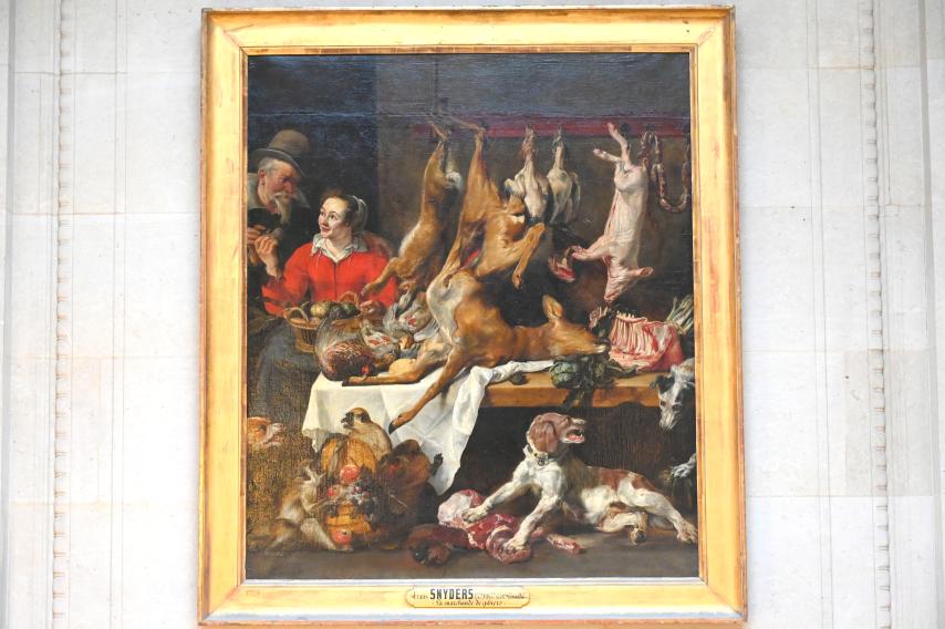 Frans Snyders (1610–1650), Die Fleischverkäuferin, Paris, Musée du Louvre, Richelieu, Treppenhaus Nord, 2. Stock, Undatiert