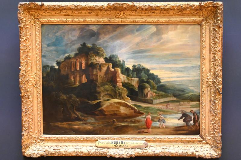 Peter Paul Rubens (1598–1640), Landschaft mit den Ruinen auf dem Palatin in Rom, Paris, Musée du Louvre, Saal 855, um 1614–1618