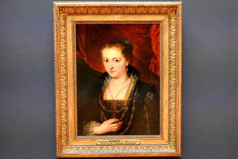 Peter Paul Rubens (1598–1640), Porträt einer Frau (früher genannt Porträt von Susanna Fourment, Schwester von Helena Fourment), Paris, Musée du Louvre, Saal 855, um 1620–1625