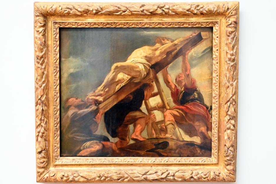 Peter Paul Rubens (1598–1640), Kreuzaufrichtung, Paris, Musée du Louvre, Saal 856, um 1620