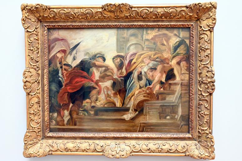 Peter Paul Rubens (1598–1640), Abraham und Melchisedek, Paris, Musée du Louvre, Saal 856, 1620–1621