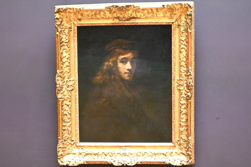 Rembrandt (Rembrandt Harmenszoon van Rijn) (1627–1669), Porträt von Titus, Sohn des Künstlers (1641-1668), Paris, Musée du Louvre, Saal 844, um 1662