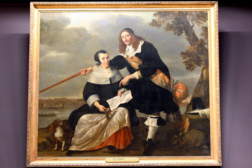 Nicolaes de Helt Stockade (Undatiert), Porträt des Ingenieurs Hendrick Heuck (um 1600-1677) und seiner Frau Catharina Brouwers, Paris, Musée du Louvre, Saal 843, Undatiert