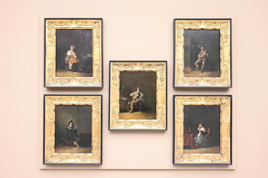 Anthonie Palamedesz. (1635–1665), Hören: Mann spielt Gitarre, Paris, Musée du Louvre, Saal 902, 1655, Bild 2/3