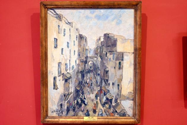 Jean Lair (1920), Rue du Mellah auf Mogador (Marokko), Paris, Musée du Louvre, Saal 903, um 1920, Bild 1/2