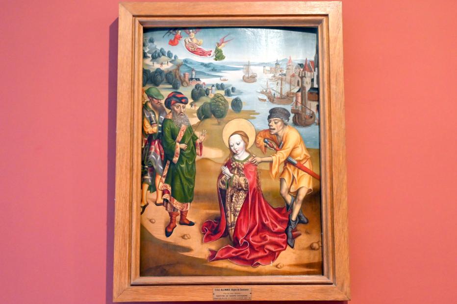 Martyrium der heiligen Katharina von Alexandrien, Paris, Musée du Louvre, Saal 903, um 1475–1500