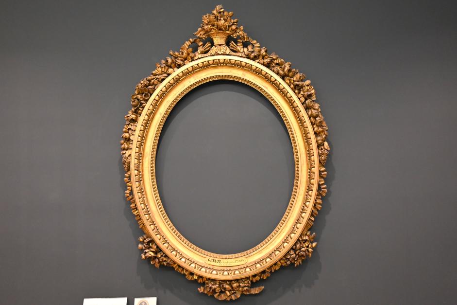 Rahmen im Stil Louis XVI, Paris, Musée du Louvre, Saal 906, 1821–1899, Bild 1/3