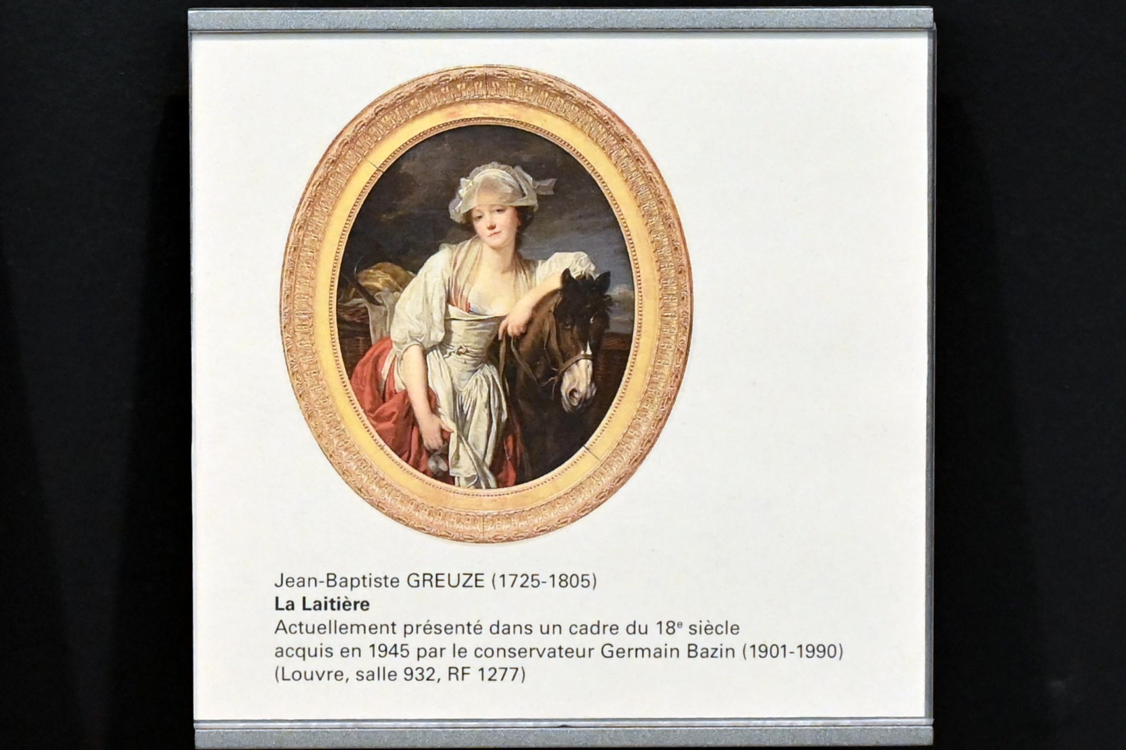Rahmen im Stil Louis XVI, Paris, Musée du Louvre, Saal 906, 1821–1899, Bild 3/3