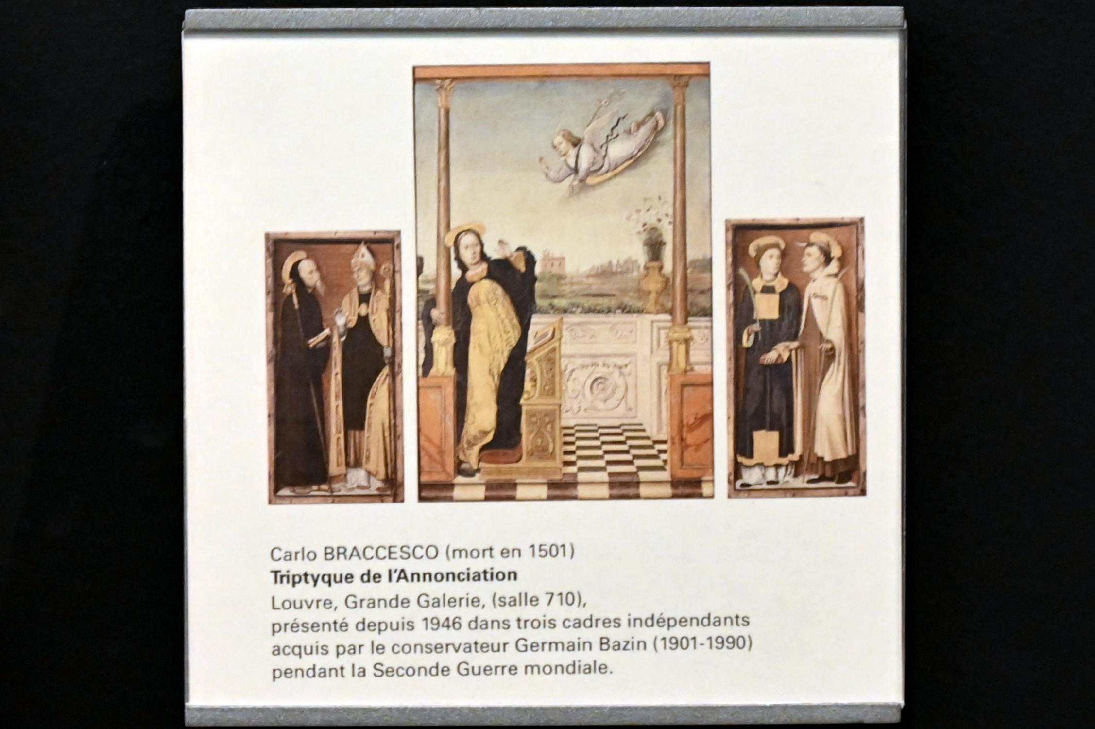 Neugotischer französischer Rahmen, Paris, Musée du Louvre, Saal 906, 1811–1814, Bild 3/3