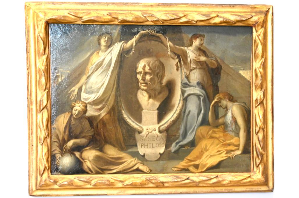 Charles Le Brun (1640–1689), Das Grab des römischen Philosophen Seneca, Paris, Musée du Louvre, Saal 911, um 1640