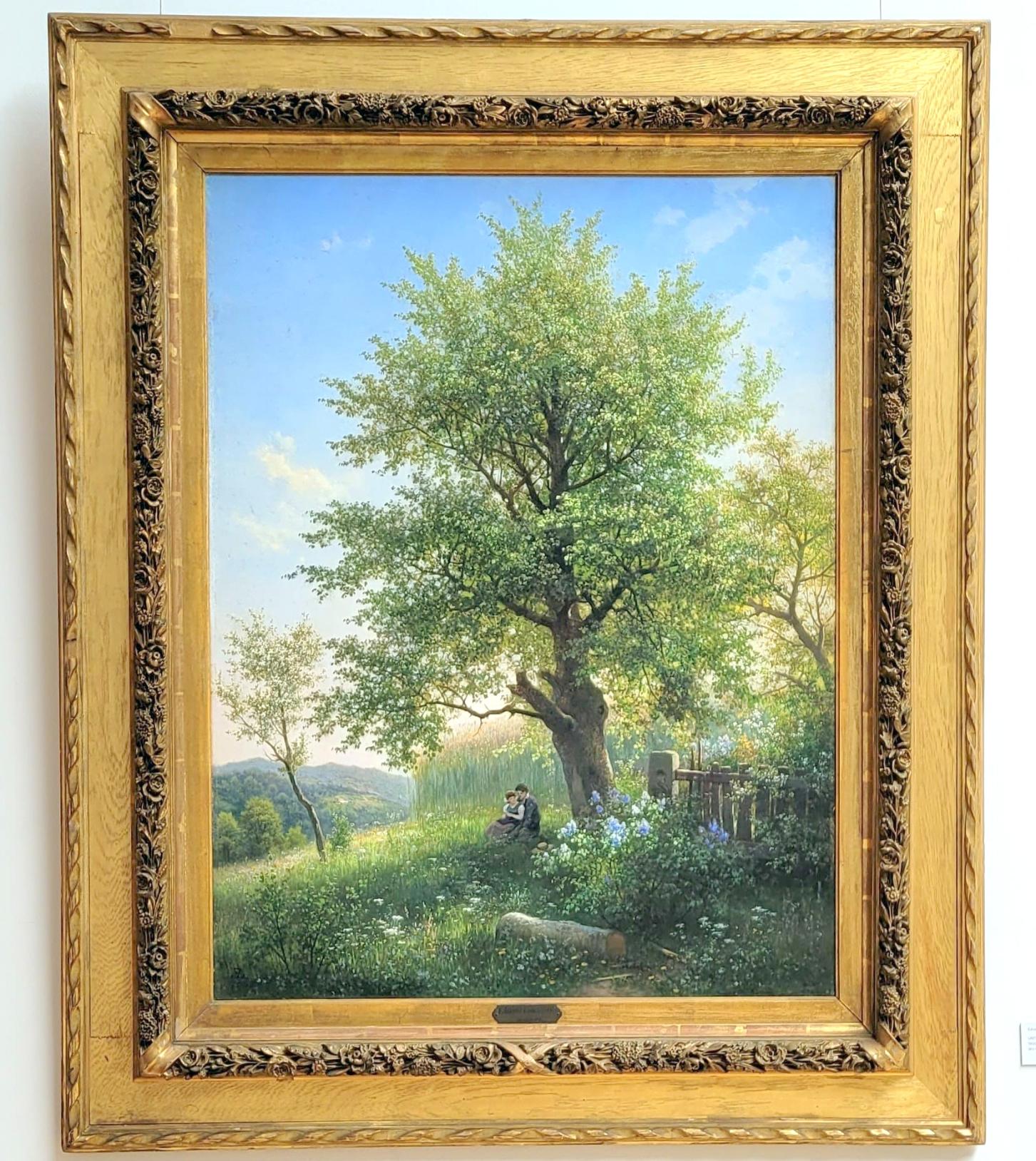 Eduard Leonhardi (1872–1900), Unterm Lindenbaum, Dresden, Leonhardi-Museum, 1900