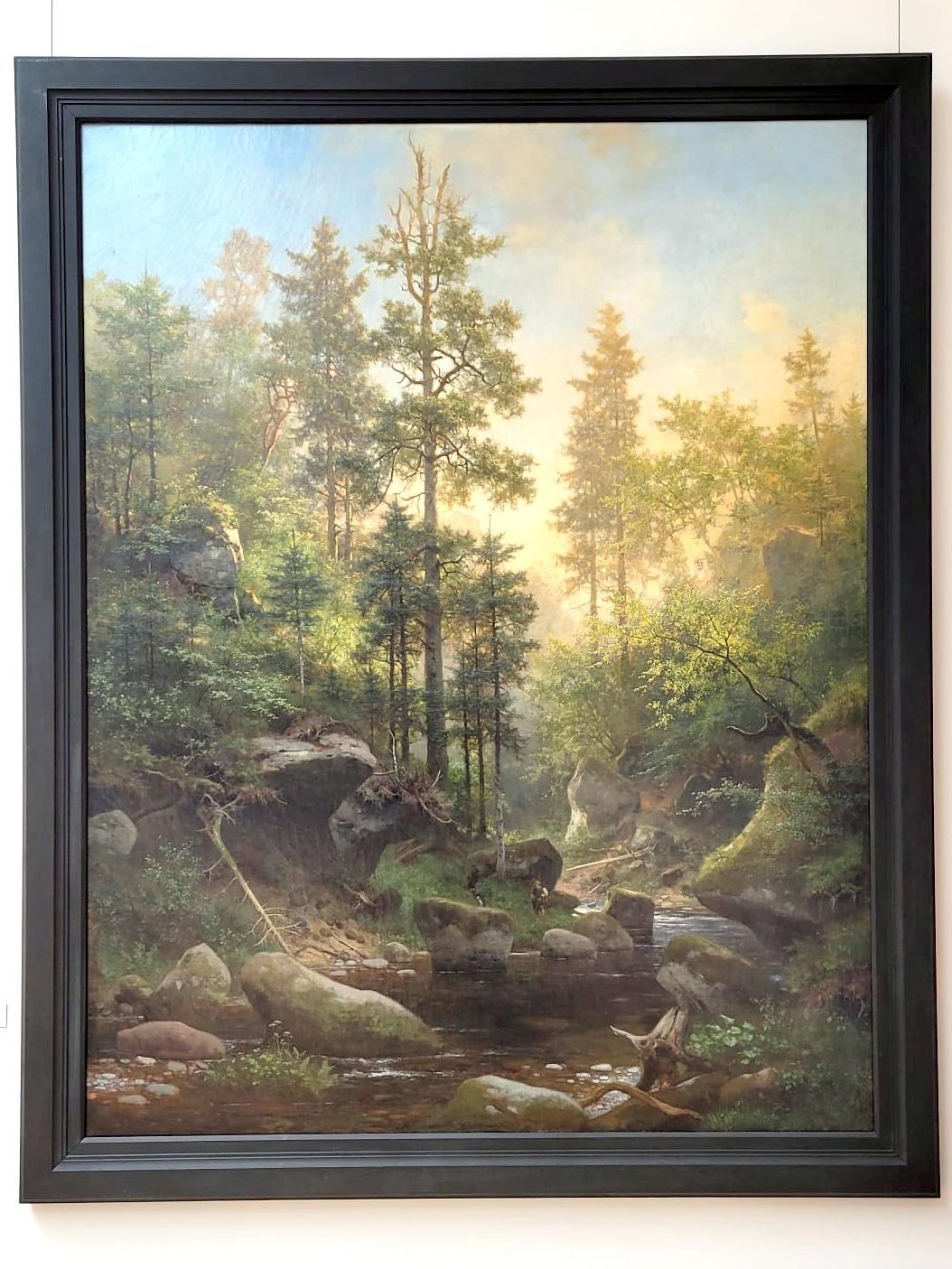 Eduard Leonhardi (1872–1900), Edmundsgrund nach einem Gewitter, Dresden, Leonhardi-Museum, 1884