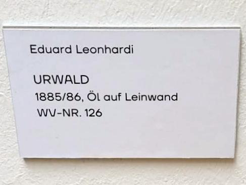 Eduard Leonhardi (1872–1900), Urwald, Dresden, Leonhardi-Museum, 1885–1886, Bild 2/2