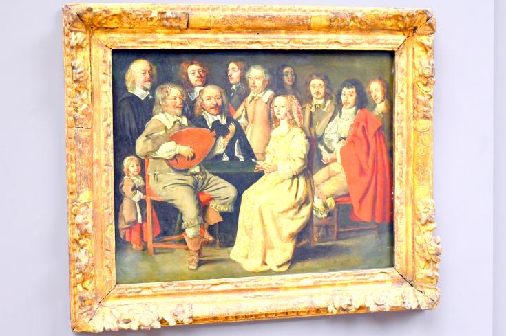 Antoine Le Nain (1640–1647), Musikalische Zusammenkunft, Paris, Musée du Louvre, Saal 912, 1642, Bild 1/2