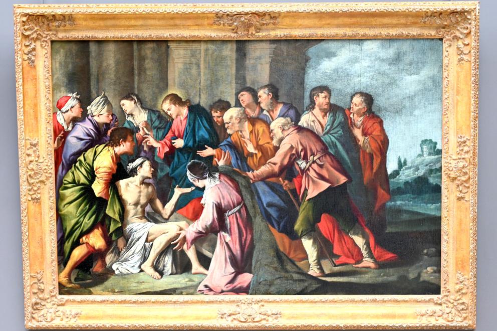 Jean Le Clerc (1622), Auferweckung des Lazarus, Paris, Musée du Louvre, Saal 912, um 1621–1623
