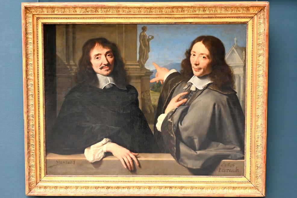 Philippe de Champaigne (1629–1668), Porträt zweier Männer, Paris, Musée du Louvre, 1656