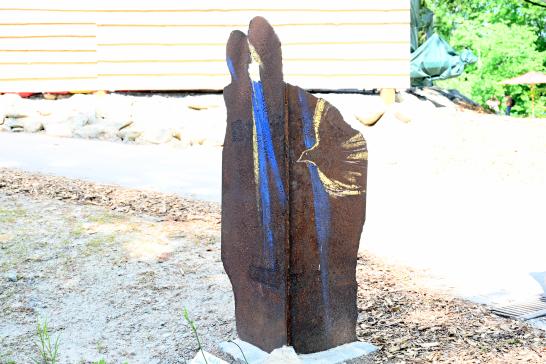 Rudi Ranzinger (Undatiert), Gedanken-, Gewissen- und Religionsfreiheit, Artikel 18, Freyung, Pfad der Menschenrechte, Undatiert, Bild 2/4