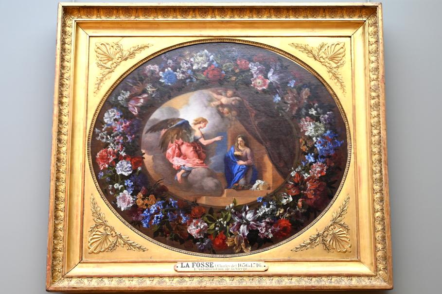 Charles de La Fosse (1665–1715), Mariä Verkündigung, Paris, Musée du Louvre, Saal 916, um 1685