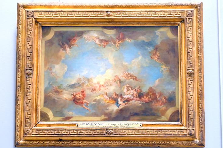 François Lemoyne (1720–1730), Olymp, Paris, Musée du Louvre, Saal 921, um 1720