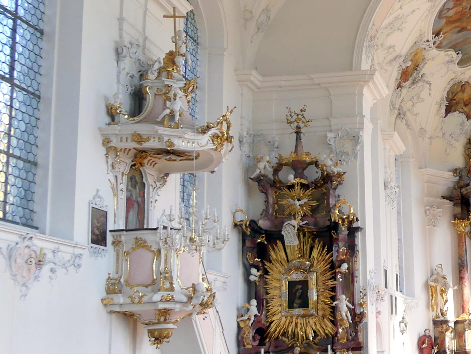 Tassilo Zöpf (Undatiert), Kanzel, Wessobrunn, Pfarrkirche St. Johannes der Täufer, Undatiert