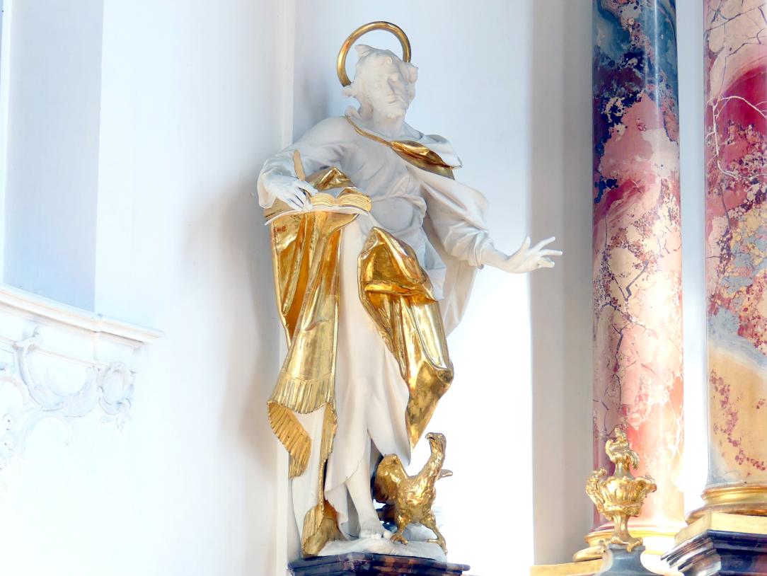Franz Xaver Schmädl (Undatiert), Evangelist Johannes, Wessobrunn, Pfarrkirche St. Johannes der Täufer, Undatiert