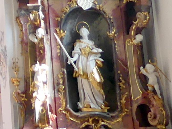 Franz Xaver Schmädl (Undatiert), Heilige Agatha, Wessobrunn, Pfarrkirche St. Johannes der Täufer, Undatiert