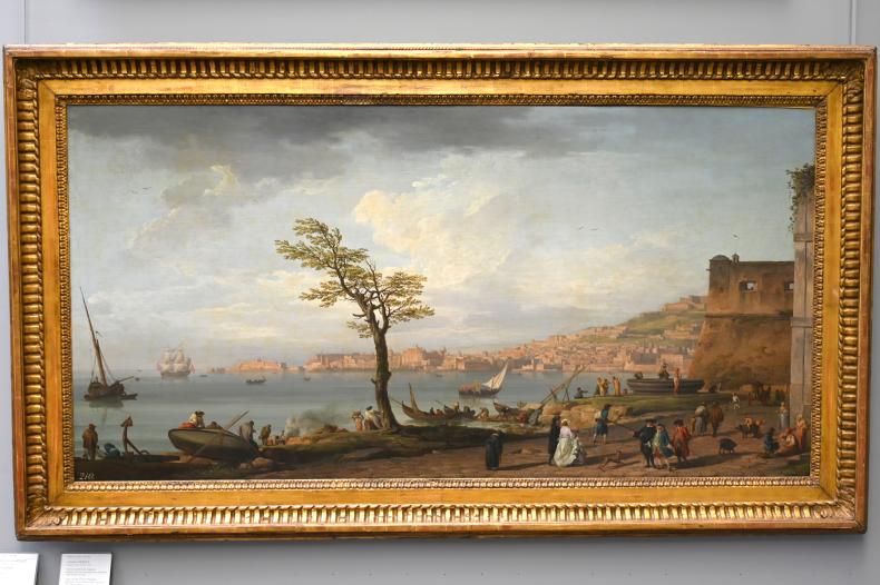 Claude Joseph Vernet (1742–1774), Blick auf den Golf von Neapel, Paris, Musée du Louvre, Saal 927, 1748