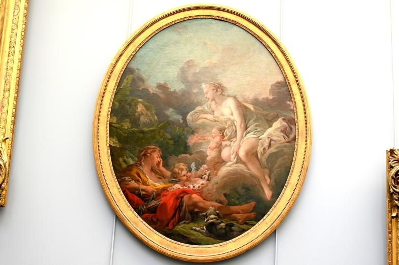 François Boucher (1728–1800), Entführung von Kephalos durch Aurora, Paris, Musée du Louvre, Saal 927, 1764, Bild 1/2