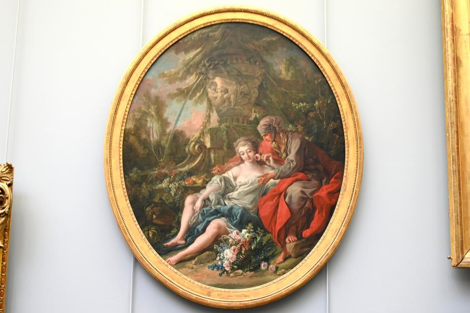 François Boucher (1728–1800), Vertumnus und Pomona, Paris, Musée du Louvre, Saal 927, 1763, Bild 1/2